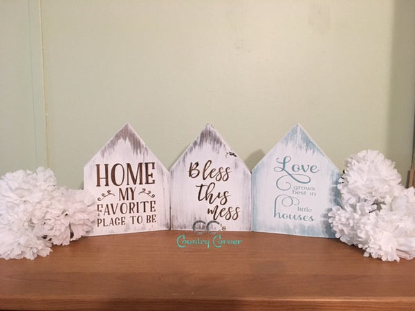 House Shaped Signs