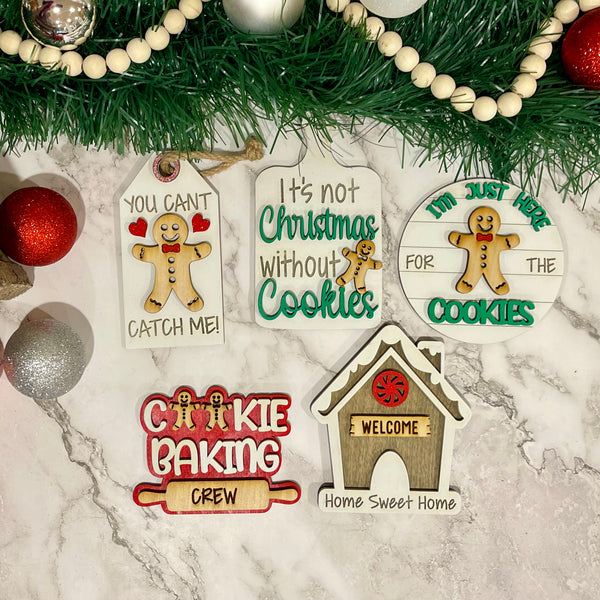 Christmas Cookies Tier Tray Set