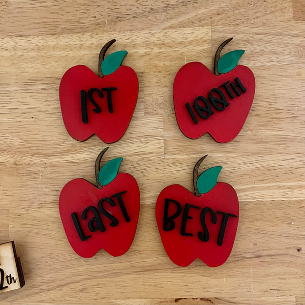 1st, 100th, Last Day of School Sign