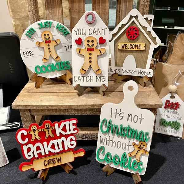 Christmas Cookies Tier Tray Set